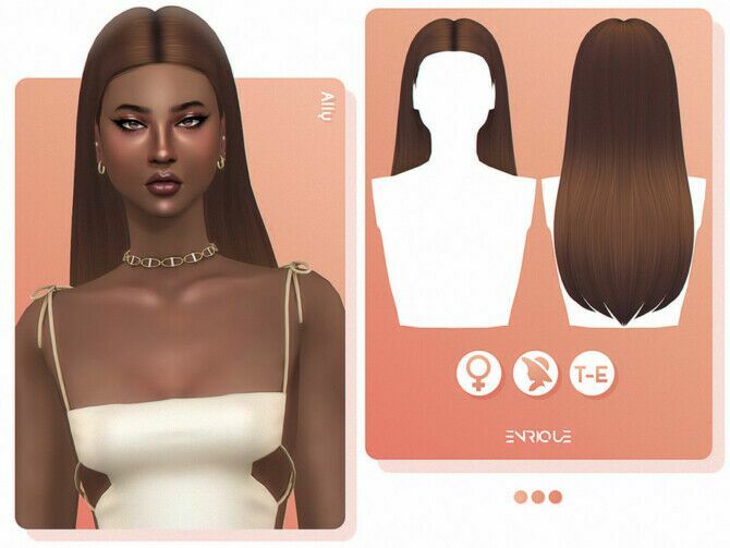 Ally Hairstyle By Enriques4 1 Ally Hairstyle By Enriques4 Sims 4 CC