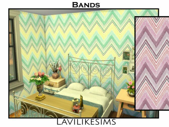 Bands Lls Wallpaper By Lavilikesims 1 Bands Lls Wallpaper By Lavilikesims Sims 4 CC