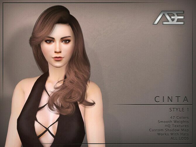 Cinta Style 1 (Hairstyle) By Ade_Darma 1 Cinta Style 1 (Hairstyle) By Ade_Darma Sims 4 CC
