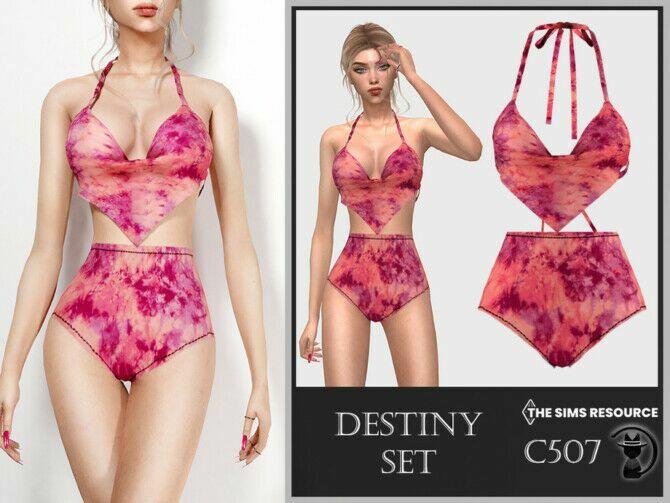 Destiny Set C507 By Turksimmer 1 Destiny Set C507 By Turksimmer Sims 4 CC