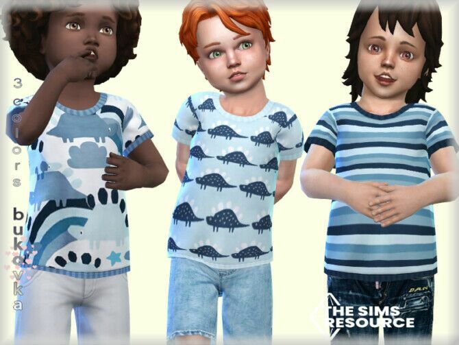 Dino Shirt By Bukovka 1 Dino Shirt By Bukovka Sims 4 CC