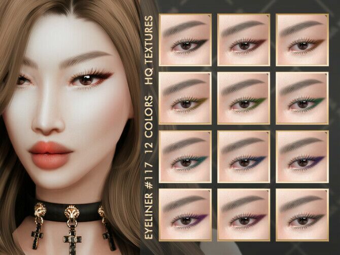 Eyeliner #117 By Jul_Haos 1 Eyeliner #117 By Jul_Haos Sims 4 CC