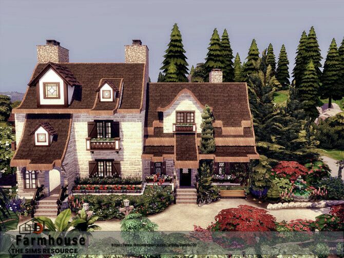 Farmhouse By Danuta720 1 Farmhouse By Danuta720 Sims 4 CC