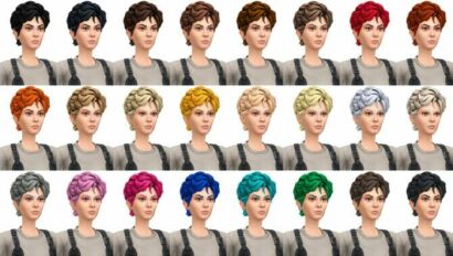 Fortnite Ripley Hair Conversion/Edit At Busted Pixels Sims 4 CC