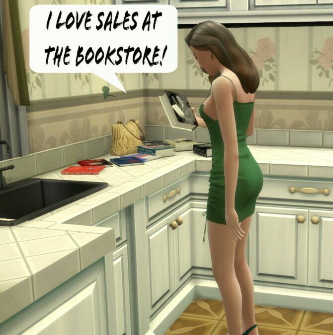 I Love A Sale At The Bookstore! By Lowflyer 2 sims 4 cc i love a sale at the bookstore by lowflyer 2