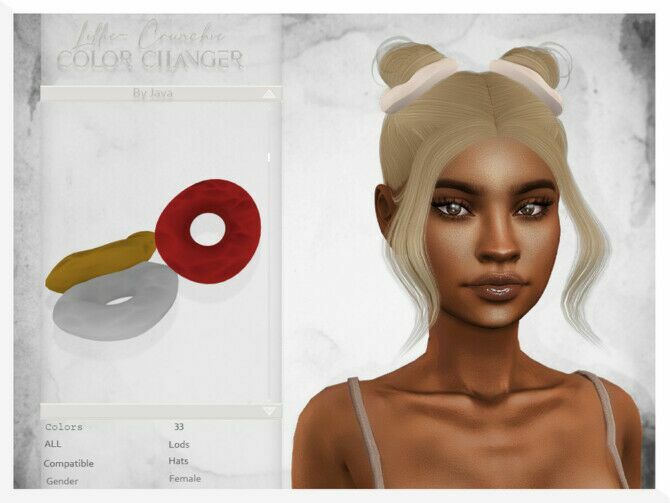 Lillie (Color Changing Accessory) By Javasims 1 Lillie (Color Changing Accessory) By Javasims Sims 4 CC