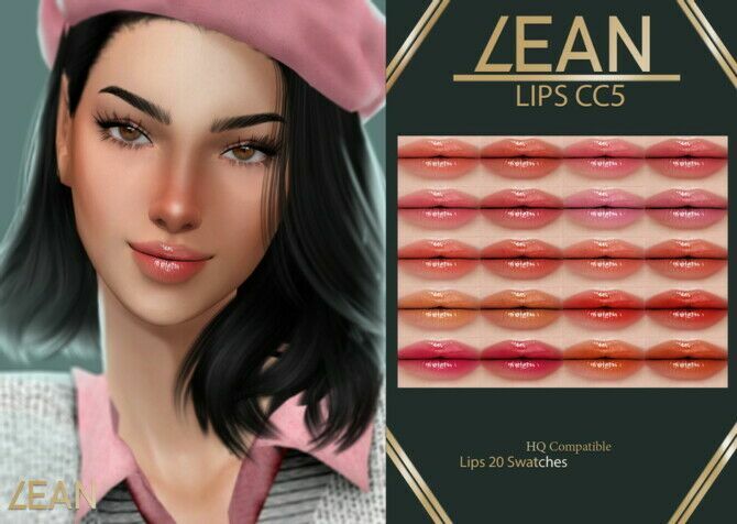 Lips Cc 5 At Lean 1 Lips Cc 5 At Lean Sims 4 CC