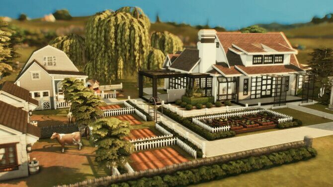 Modern Farm By Plumbobkingdom 1 Modern Farm By Plumbobkingdom Sims 4 CC