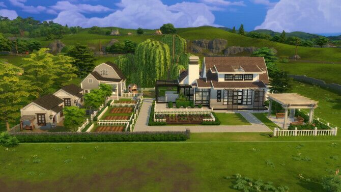 Modern Farm By Plumbobkingdom 3 sims 4 cc modern farm by plumbobkingdom at mod the sims 4 2