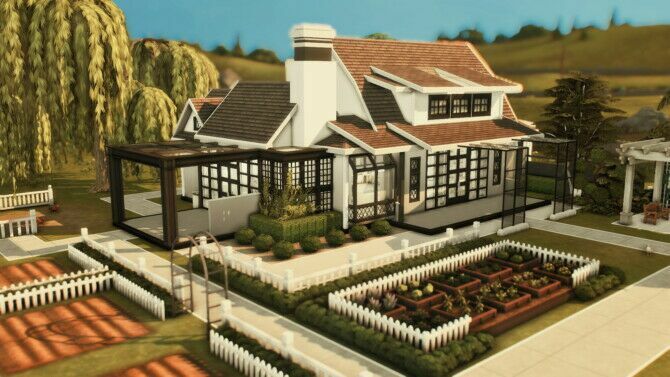 Modern Farm By Plumbobkingdom 4 sims 4 cc modern farm by plumbobkingdom at mod the sims 4 3