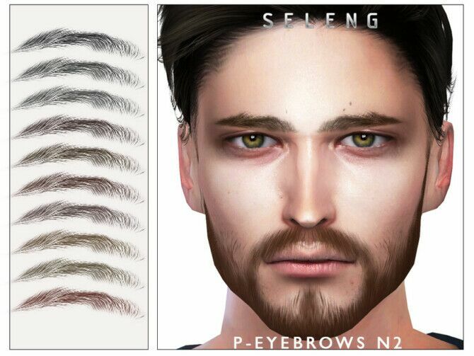P-Eyebrows N2 By Seleng 1 P-Eyebrows N2 By Seleng Sims 4 CC