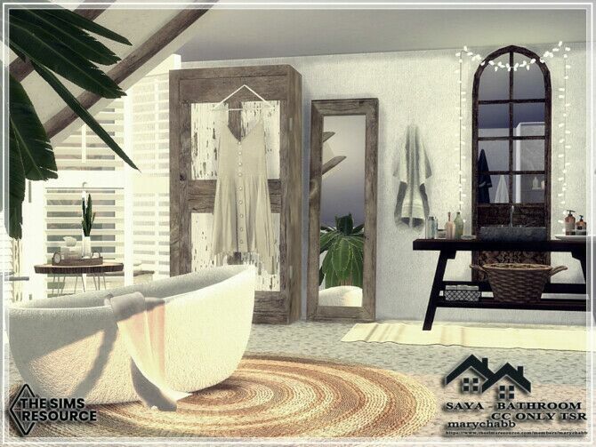 Saya Bathroom By Marychabb 1 Saya Bathroom By Marychabb Sims 4 CC