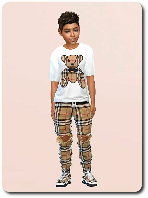 Shirt Set & Scarf For Child Boys At Sims4-Boutique 3 sims 4 cc shirt set scarf for child boys at sims4 boutique 3