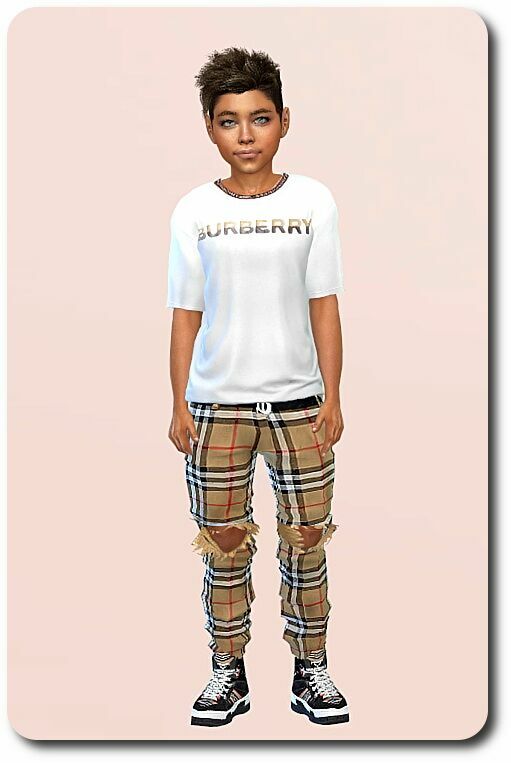Shirt Set & Scarf For Child Boys At Sims4-Boutique 4 sims 4 cc shirt set scarf for child boys at sims4 boutique 4