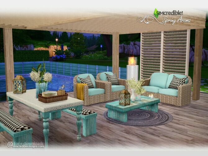 sims 4 cc spring aroma by simcredible 4