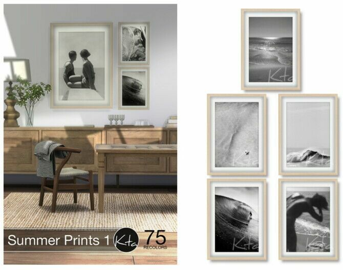 Summer Prints 1 At Ktasims 1 Summer Prints 1 At Ktasims Sims 4 CC