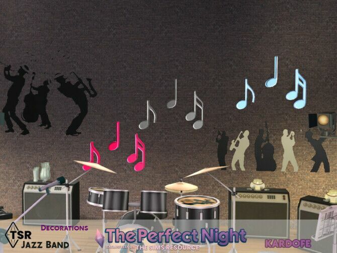 The Perfect Night Jazz Band 3 By Kardofe 1 The Perfect Night Jazz Band 3 By Kardofe Sims 4 CC
