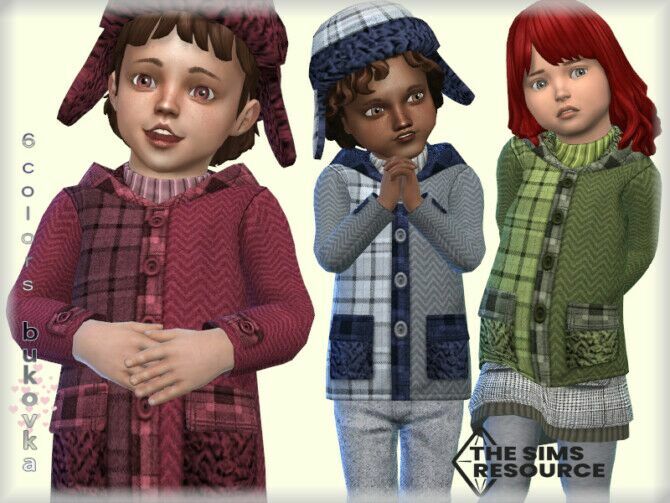 Jacket Tweed By Bukovka 1 Jacket Tweed By Bukovka Sims 4 CC