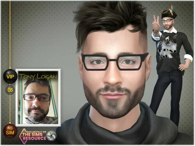 Sim.vip -05- Tony Logan By Bakalia 1 Sim.vip -05- Tony Logan By Bakalia Sims 4 CC