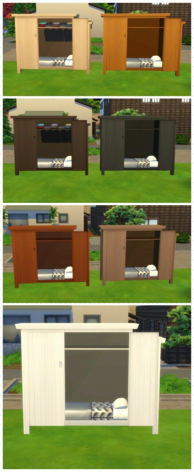 The Wardrobe Bed &Amp; Folded Laundry Wardrobe By Bluehorse 3 sims 4 cc the wardrobe bed folded laundry wardrobe by bluehorse 3