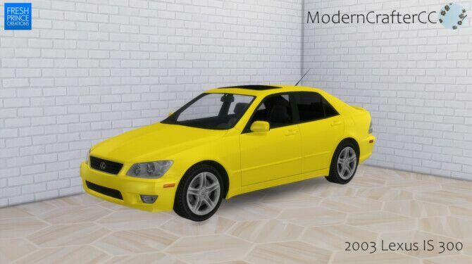 2003 Lexus Is 300 At Modern Crafter Cc 1 2003 Lexus Is 300 At Modern Crafter Cc Sims 4 CC
