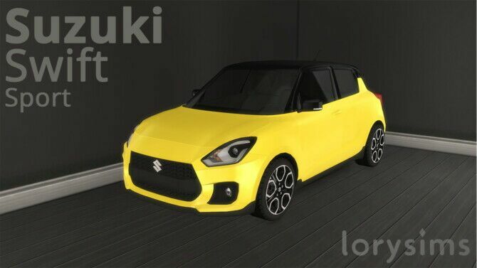 2018 Suzuki Swift Sport At Lorysims 1 2018 Suzuki Swift Sport At Lorysims Sims 4 CC
