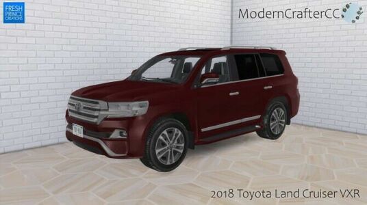 2018 Toyota Land Cruiser Vxr At Modern Crafter Cc Sims 4 CC