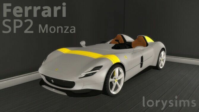 2019 Ferrari Monza SP2 At Lorysims 4 sims 4 cc 2019 ferrari monza sp2 at lorysims 2