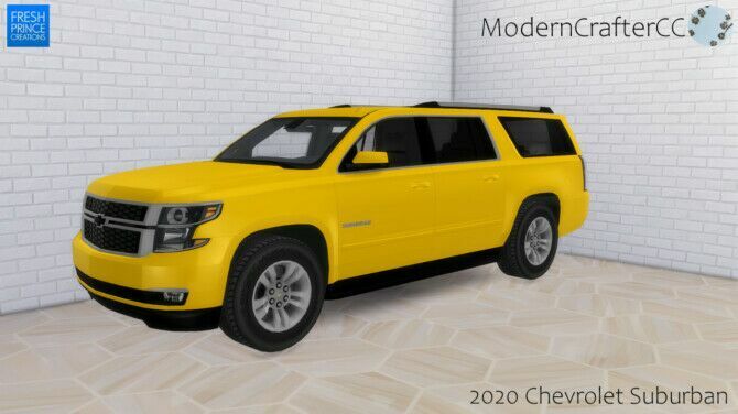 2020 Chevrolet Suburban At Modern Crafter CC 1 2020 Chevrolet Suburban At Modern Crafter CC Sims 4 CC