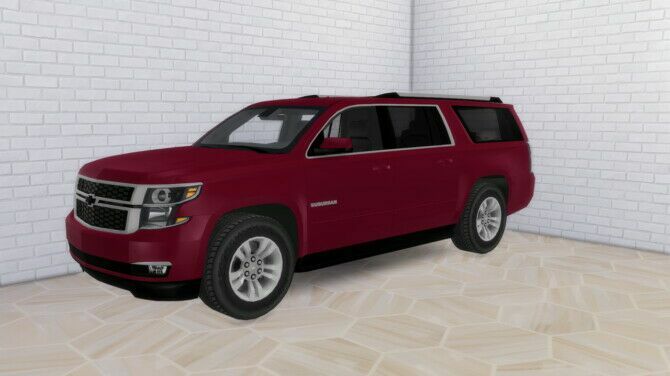 2020 Chevrolet Suburban At Modern Crafter CC 2 sims 4 cc 2020 chevrolet suburban at modern crafter cc 4