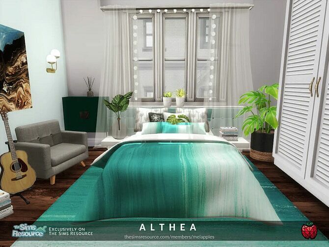 Althea Bedroom 1 By Melapples 1 Althea Bedroom 1 By Melapples Sims 4 CC