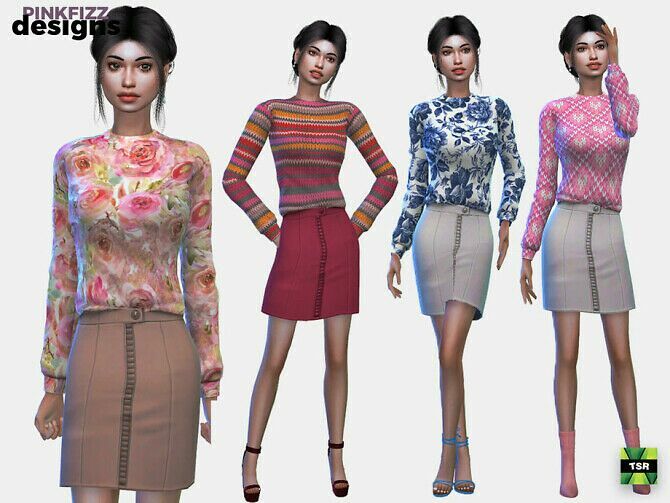Amelia Oufit By Pinkfizzzzz 1 Amelia Oufit By Pinkfizzzzz Sims 4 CC