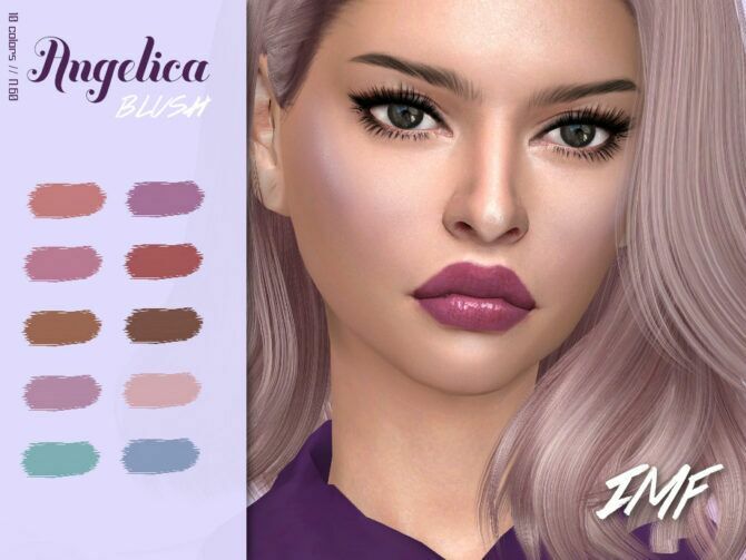 Angelica Blush N.60 By Izziemcfire 1 Angelica Blush N.60 By Izziemcfire Sims 4 CC