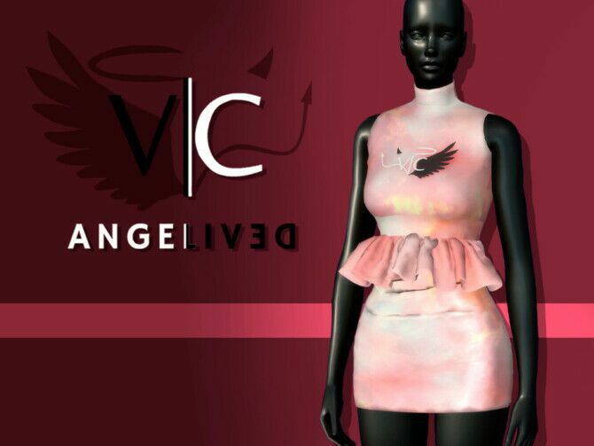 Angelived Collection Dress I By VIY Sims 1 Angelived Collection Dress I By VIY Sims Sims 4 CC