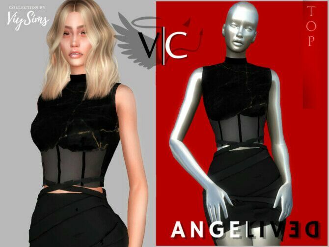 Angelived Collection TOP V By VIY Sims 1 Angelived Collection TOP V By VIY Sims Sims 4 CC