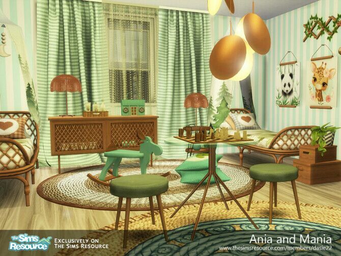 Ania And Mania Bedroom By Dasie2 4 sims 4 cc ania and mania bedroom by dasie2 2