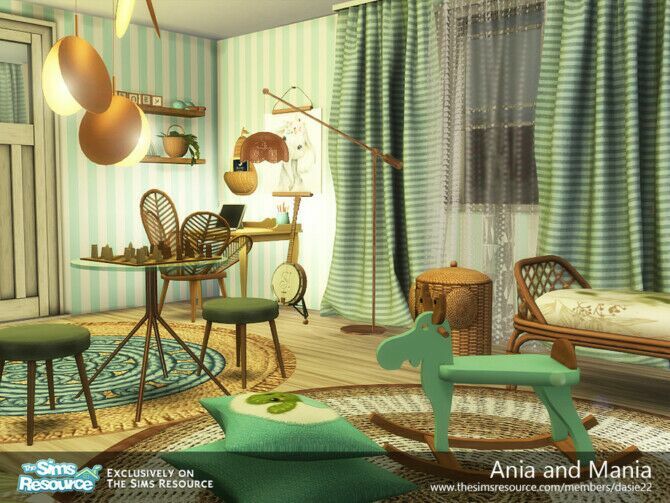 Ania And Mania Bedroom By Dasie2 2 sims 4 cc ania and mania bedroom by dasie2 3