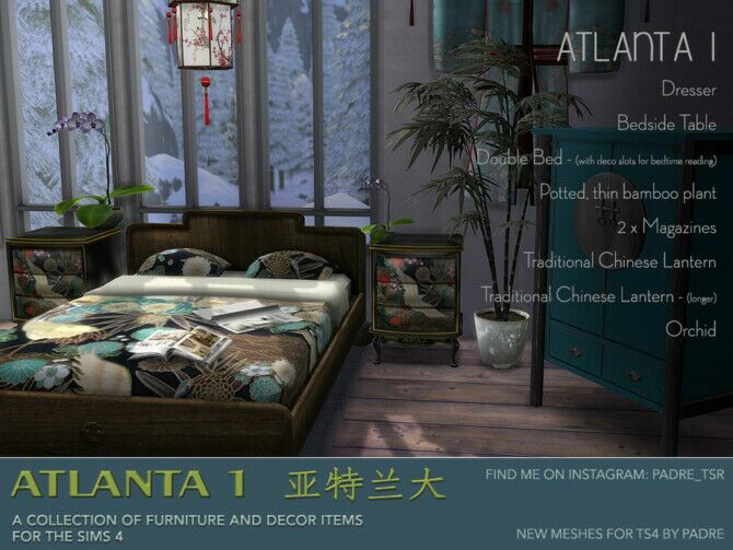 Atlanta 1 Furniture And Deco By Padre 1 Atlanta 1 Furniture And Deco By Padre Sims 4 CC