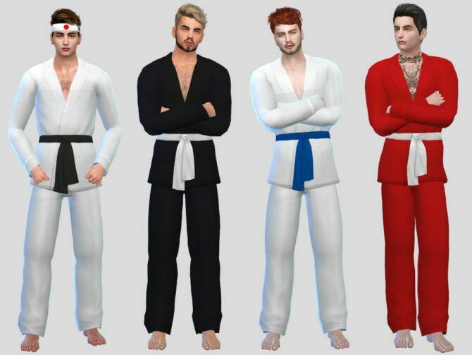 Basic Karate Uniform By Mclaynesims 1 Basic Karate Uniform By Mclaynesims Sims 4 CC