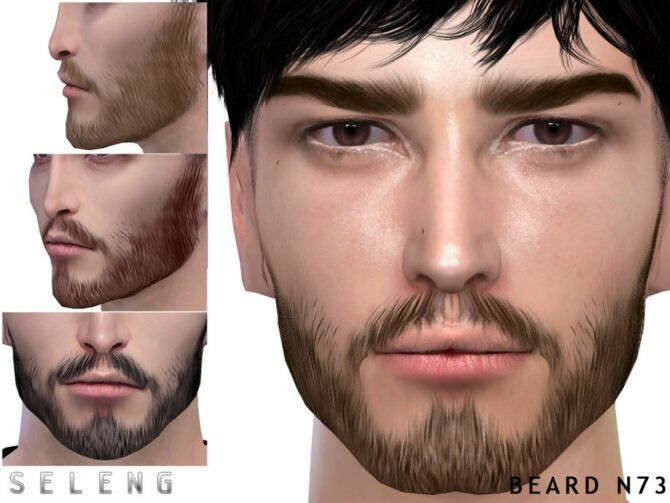 Beard N73 By Seleng 1 Beard N73 By Seleng Sims 4 CC