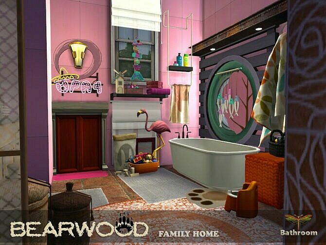 Bearwood Bathroom By Fredbrenny 1 Bearwood Bathroom By Fredbrenny Sims 4 CC