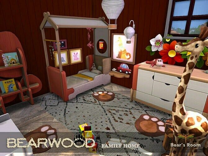 Bearwood Bear’s Room By Fredbrenny 1 Bearwood Bear’s Room By Fredbrenny Sims 4 CC