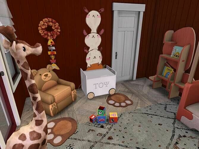 Bearwood Bear’s Room By Fredbrenny 2 sims 4 cc bearwood bears room by fredbrenny 2
