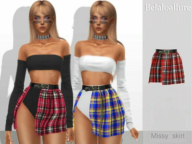 Belaloallure Missy Skirt By Belal1997 1 Belaloallure Missy Skirt By Belal1997 Sims 4 CC