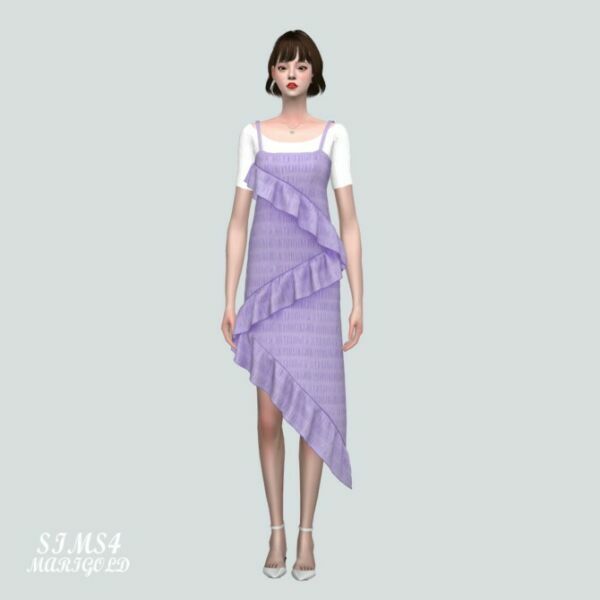Bustier Dress With T-Shirts At Marigold 2 sims 4 cc bustier dress with t shirts at marigold 2