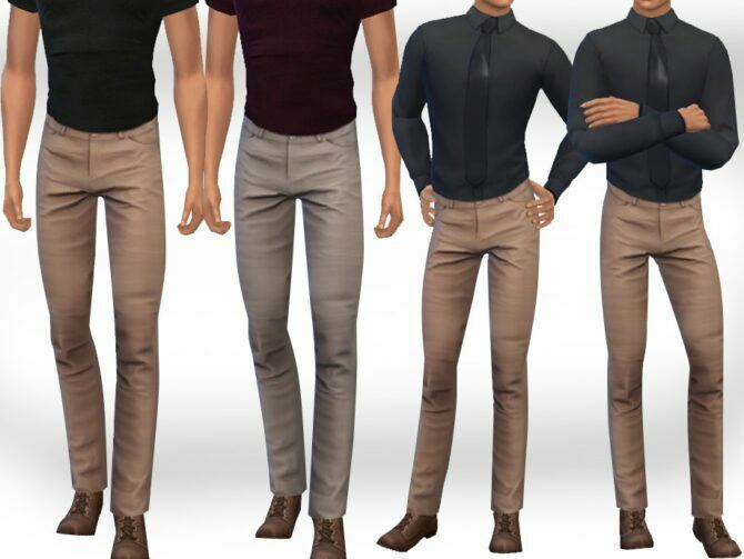 Casual Pants M By Saliwa 1 Casual Pants M By Saliwa Sims 4 CC