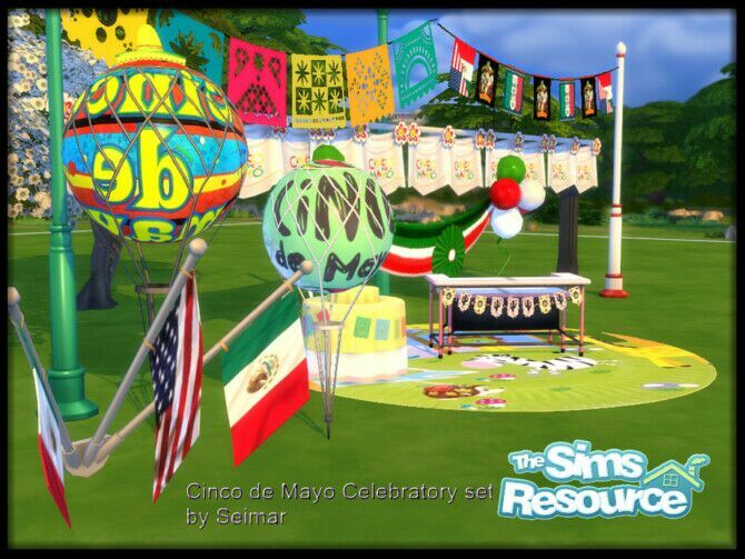 Cinco De Mayo Celebratory Set By Seimar8 1 Cinco De Mayo Celebratory Set By Seimar8 Sims 4 CC