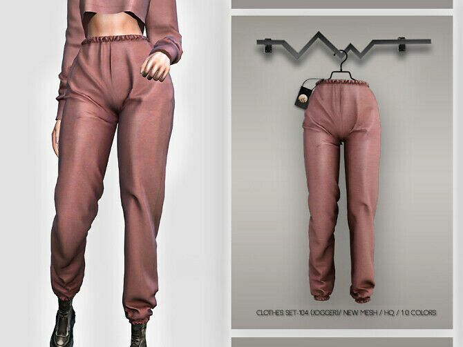 Clothes Set-104 (Joggers) Bd398 By Busra-Tr 1 Clothes Set-104 (Joggers) Bd398 By Busra-Tr Sims 4 CC