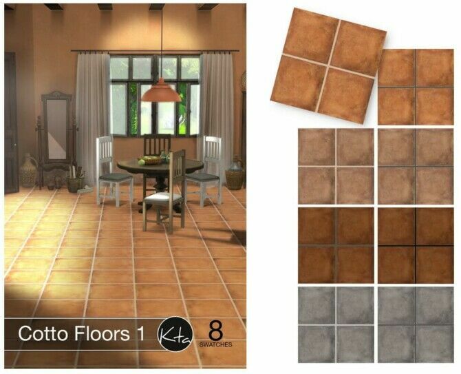 Cotto Floors 1 At Ktasims 1 Cotto Floors 1 At Ktasims Sims 4 CC