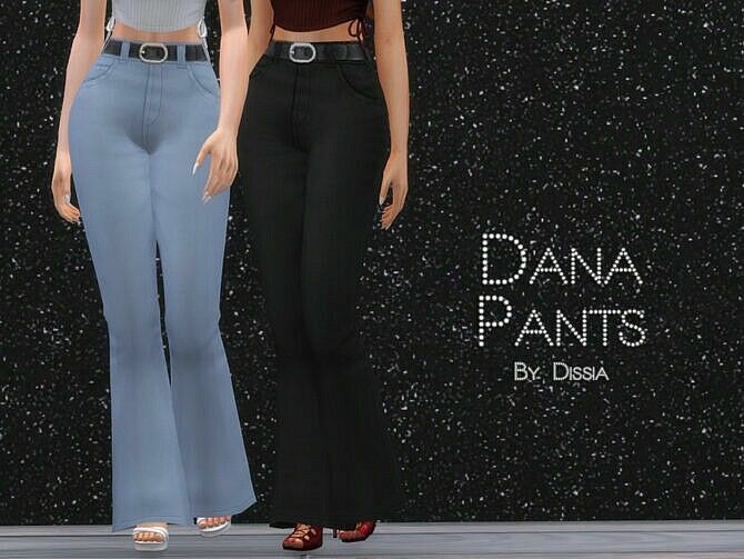 Dana Pants By Dissia 1 Dana Pants By Dissia Sims 4 CC